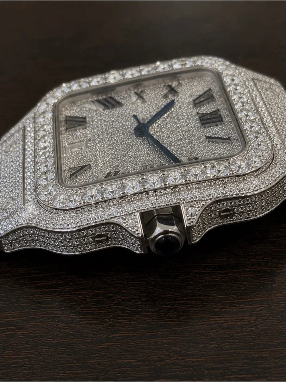 Mens VVS Moissanite 42MM Watch